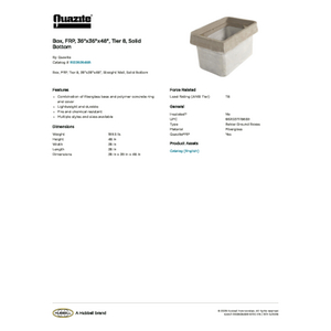 Box, FRP, 36
