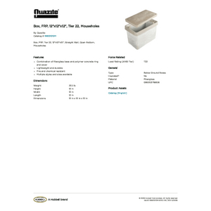 Box, FRP, 12
