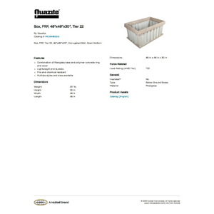 Box, FRP, 48