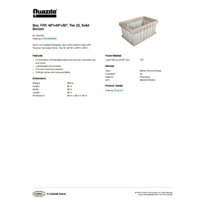 Box, FRP, 48