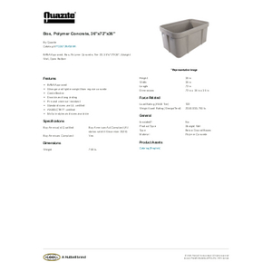 Box, Polymer Concrete, 36