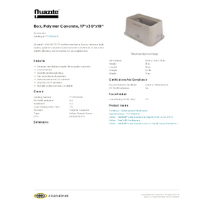 Box, Polymer Concrete, 17