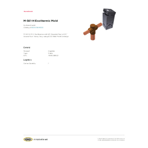 M-561-H Exothermic Mold | 60040561H000 | Burndy