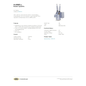 33184701 | Hubbell Power Systems