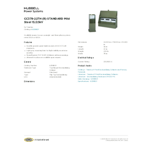 CC378-22TH (R) STANDARD Mild Steel 15/25kV | 63388011