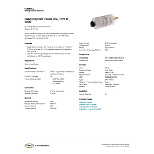 thumbnail image 2 of Power Protection Devices Receptacle Self Test GFCI TRWR 2 of 13