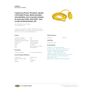 Temporary Power Products, Spider II Portable Power, Locking