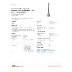 魅力的な Management, Wire Kellems Dusttight Relief Strain Grips, クラフト・布製品