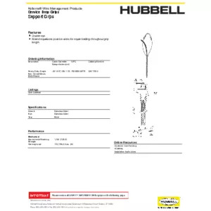 Electrical Pulling Grips Woodhead 36573 Service Drop - Single Eye Cable ...