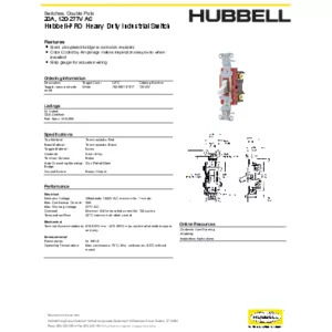 その他 HUBBELL HBL83001 Straight Blade Devices, Receptacles, Duplex, Hospital Grade