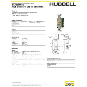 Extra Heavy Duty Industrial Grade, Toggle Switches, General