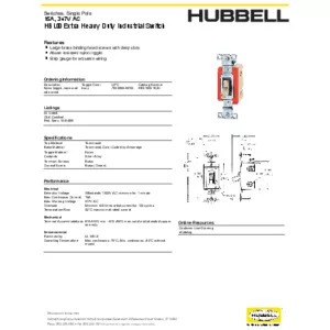 Switches and Lighting Controls, Industrial Grade, Toggle Switches