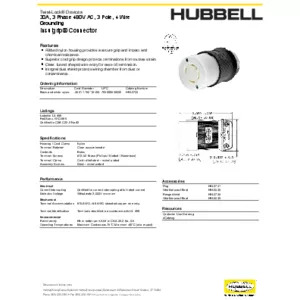 Locking Devices, Twist-Lock®, Industrial, Female Connector