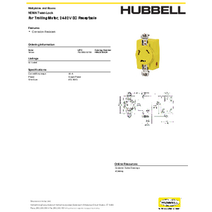 Wallplates and Boxes, Marine Products, 24-32V DC, Receptacle, For