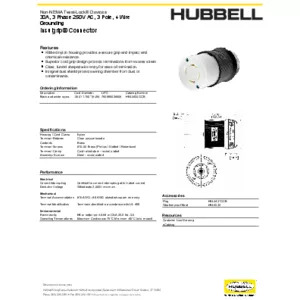 Locking Devices, Twist-Lock®, Industrial, Female Connector Body