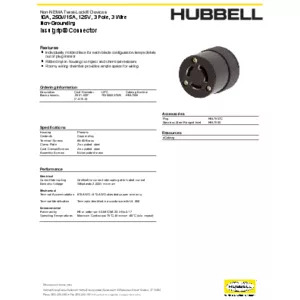 Hubbell Wiring Device-Kellems - Cord & Cable Reel: 45' Long, Twist Lock  Receptacle End - 23151376 - MSC Industrial Supply