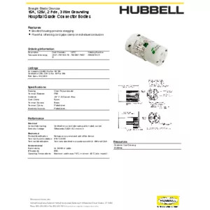 Buy Hubbell Wiring Systems HBL8215CT Insulgrip Hospital Grade