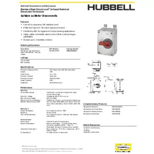 Switches and Motor Controls, Industrial Grade, Disconnect Switches and Motor Controls, Industrial Grade, Disconnect
