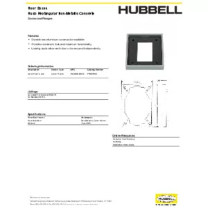 koppe　パネル2枚 1-Gang Cover Frame for Non-Metallic Tile Flanges, Gray
