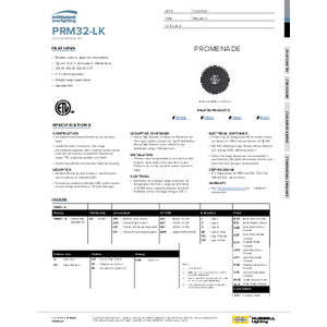 PRM32 Upgrade Kit Spec Sheet