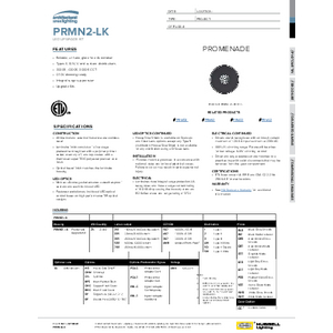 PRMN Upgrade Kit Spec Sheet