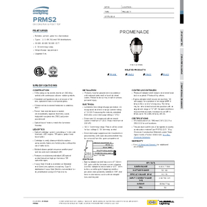 PRMS Spec Sheet