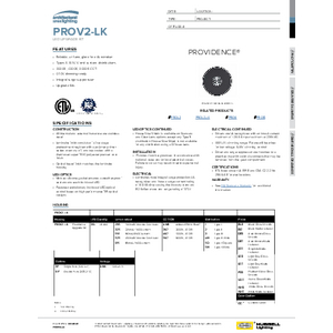 PROV Upgrade Kit Spec Sheet
