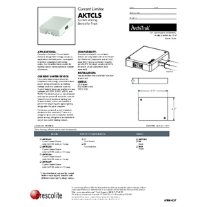 AKTCLS Specification Sheet