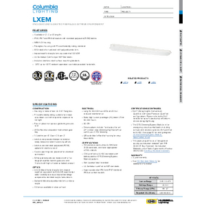LXEM Specification Sheet