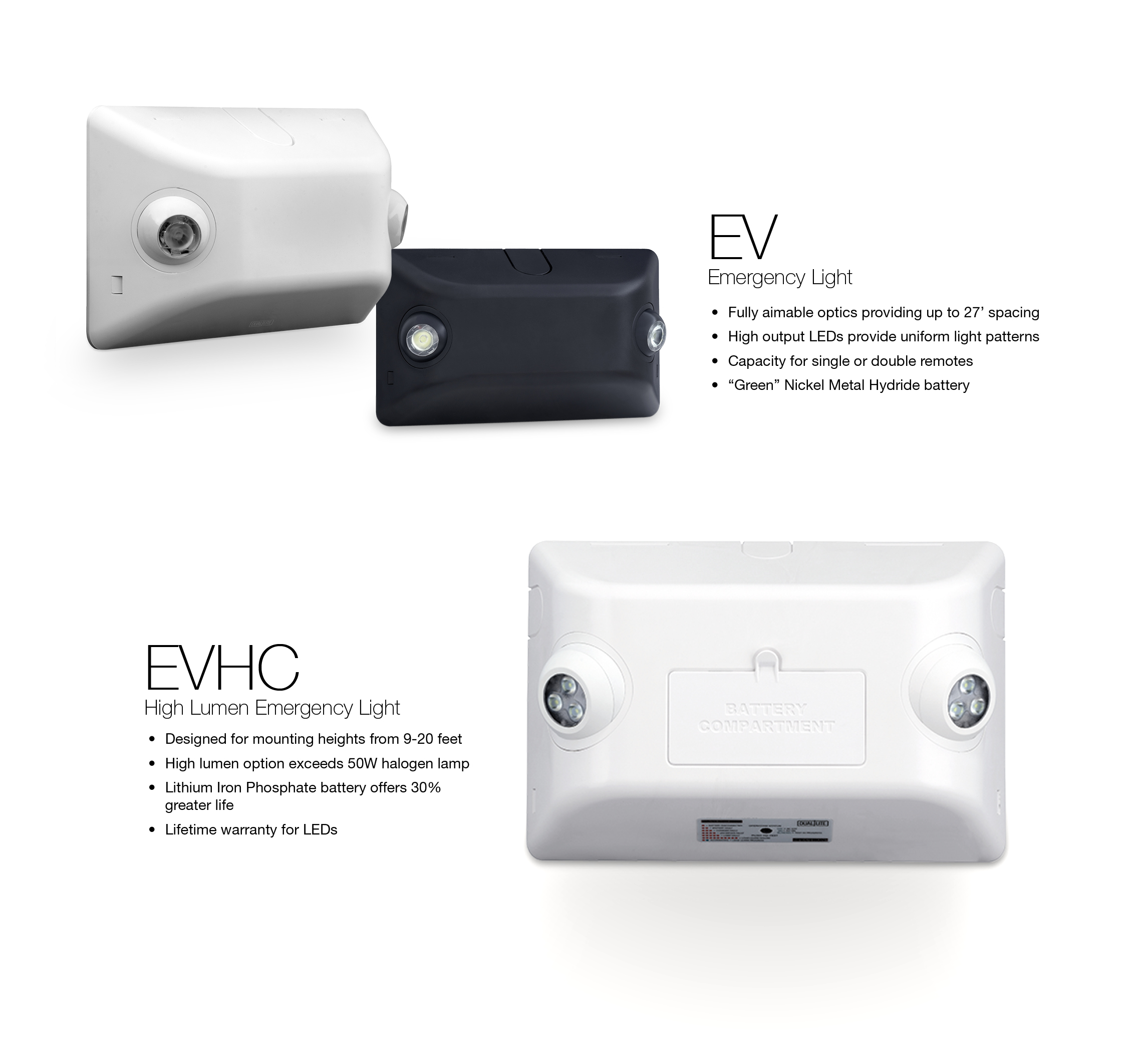 EV and EVHC Series Features