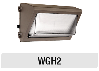 Hubbell Outdoor Lighting WGH70H 70-Watt Pulse Start Metal Halide Polycarbonate Glass Wall Pack